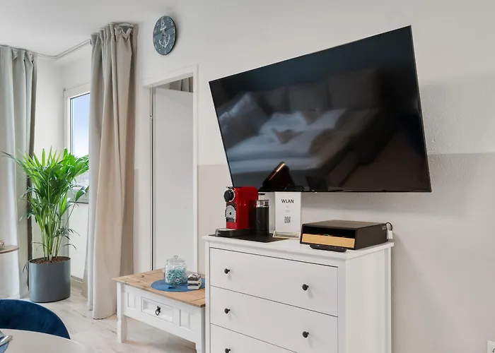 Apartment Federnest - Superior-2-zimmer-wohnung - Kingsize Boxspringbett - Home-office Mit Monitor - 11 Min Hbf *